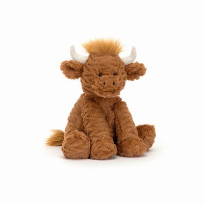 Jellycat Fuddlewuddle Highland Cow Australia | 810752DZA